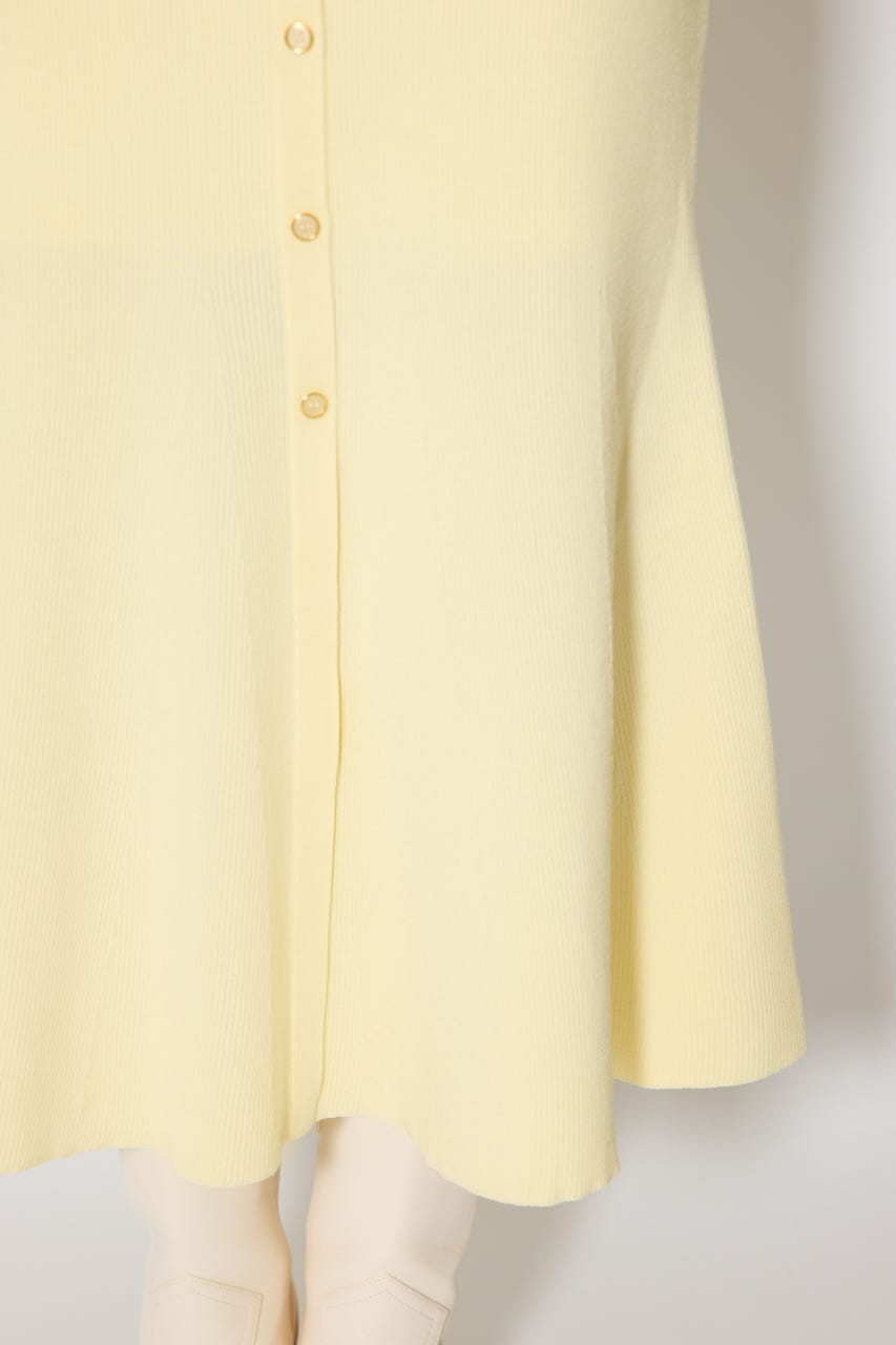 ボーダーカーデセットマーメイドニットワンピース YEL FREE