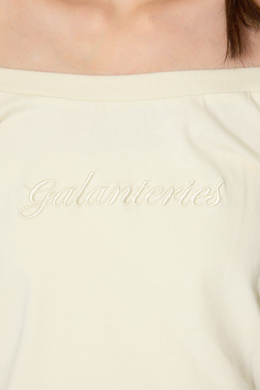 オフショルカットロングTシャツ YEL FREE