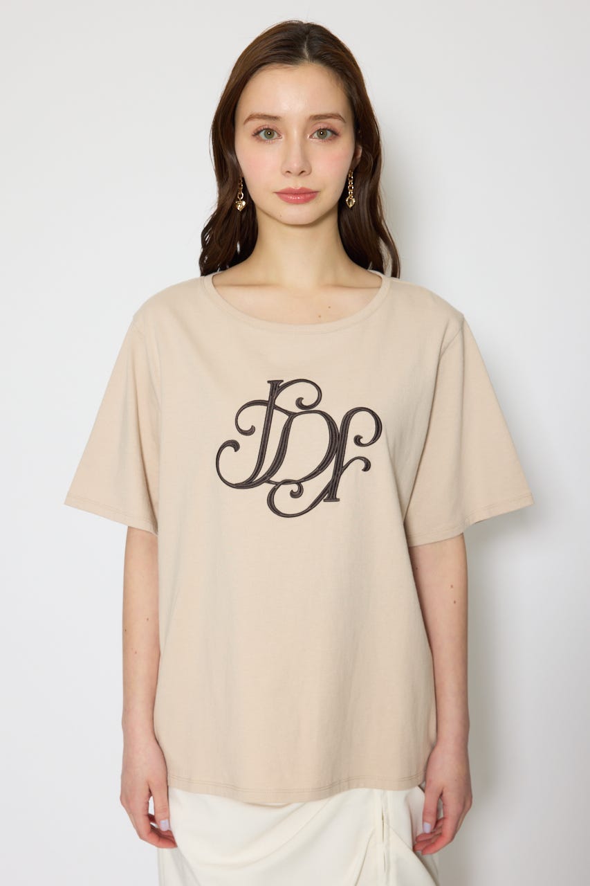 RDロゴTシャツ BEG FREE