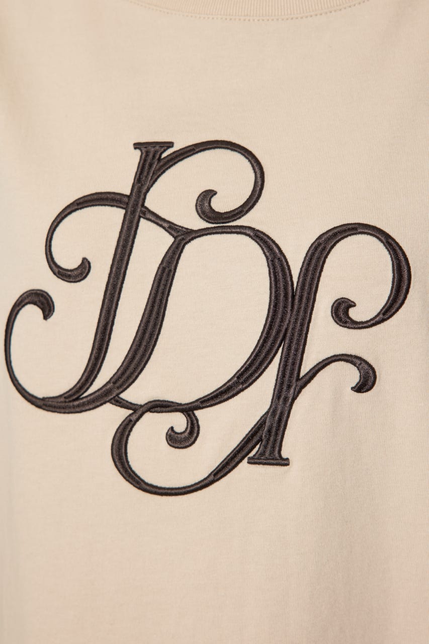 RDロゴTシャツ BEG FREE