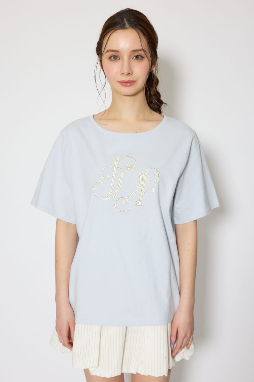 【森香澄さん着用】【WEB限定】RDロゴTシャツ 柄GLD FREE