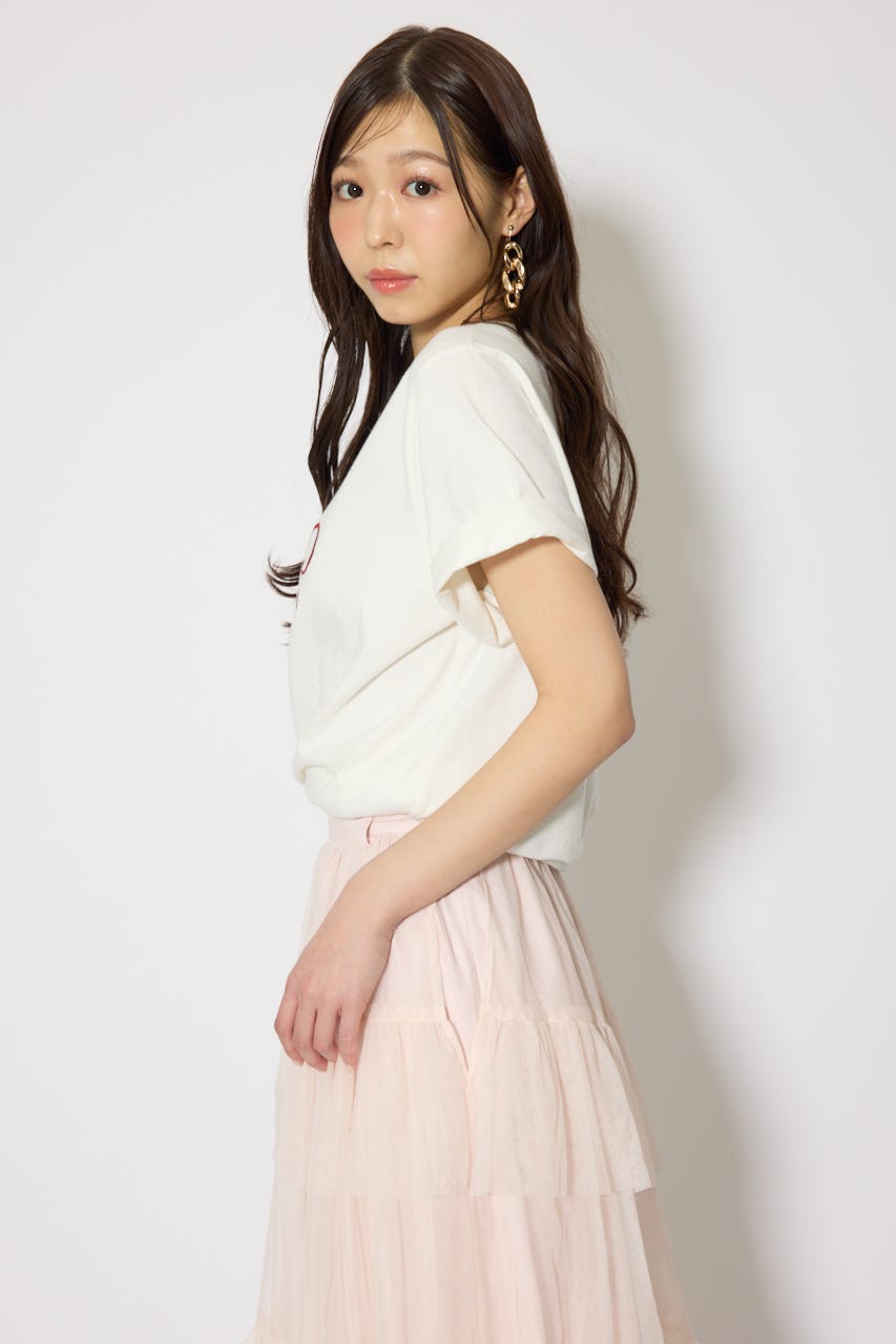 RDロゴTシャツ 柄RED FREE