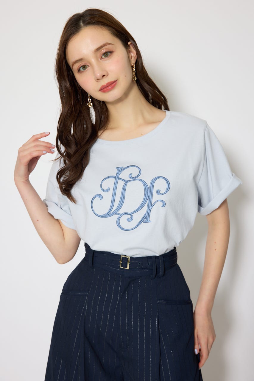 RDロゴTシャツ L/BLU FREE