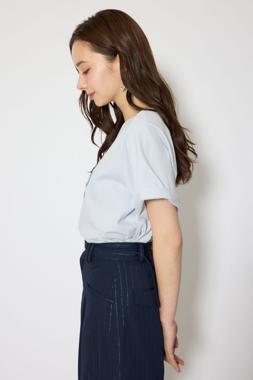 RDロゴTシャツ L/BLU FREE