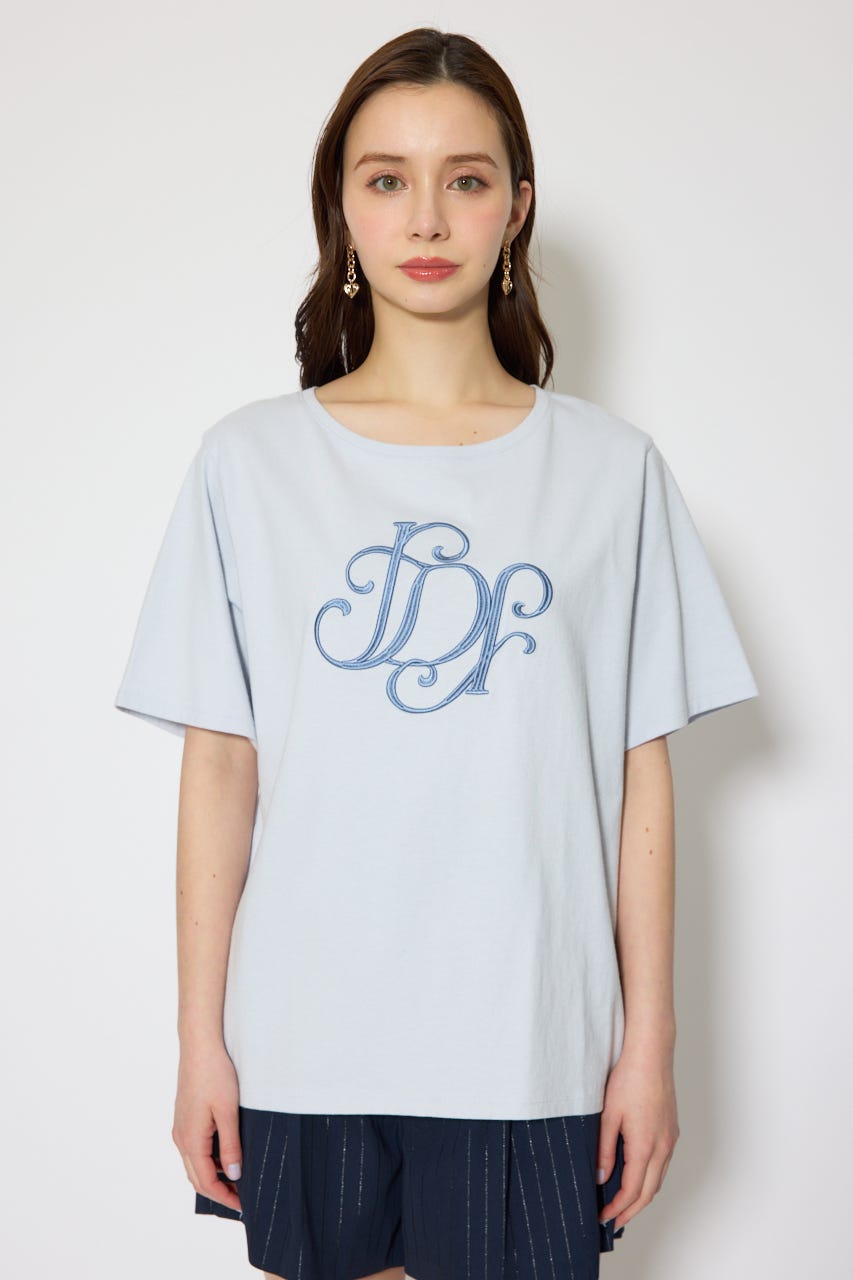 RDロゴTシャツ L/BLU FREE