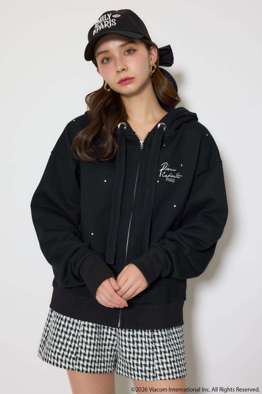 【Emily Paris】パーカー BLK FREE