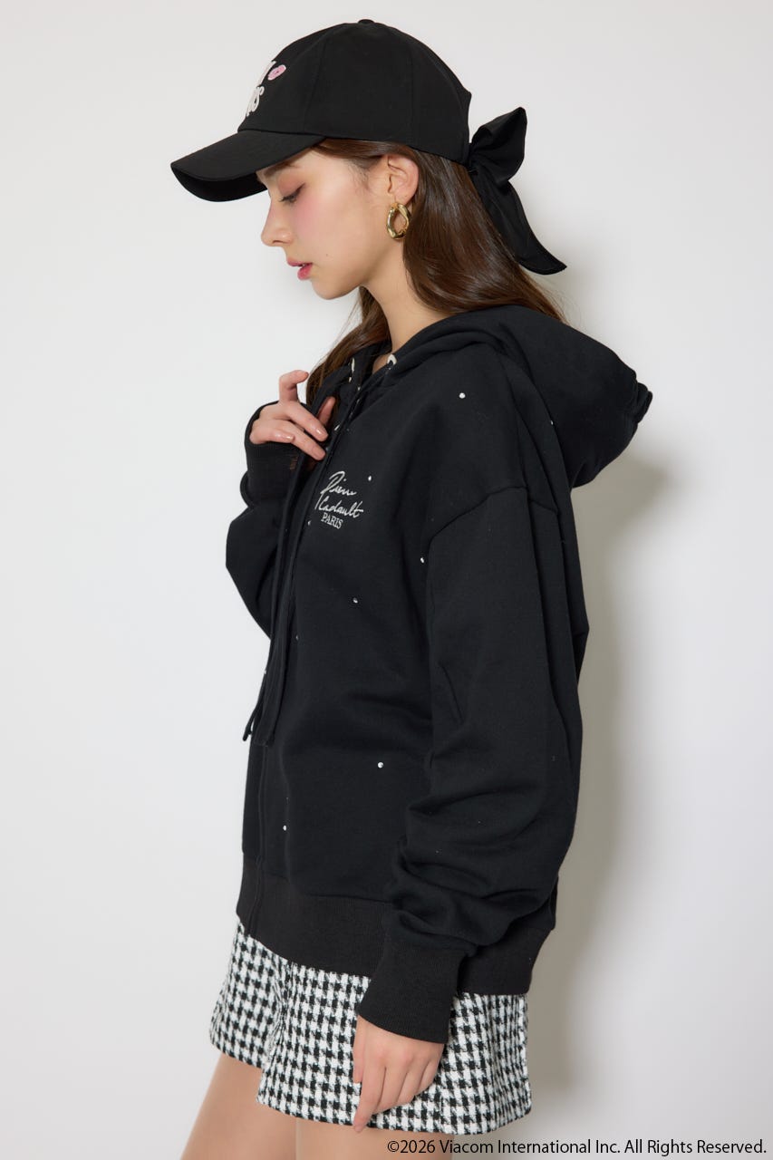 【Emily Paris】パーカー BLK FREE