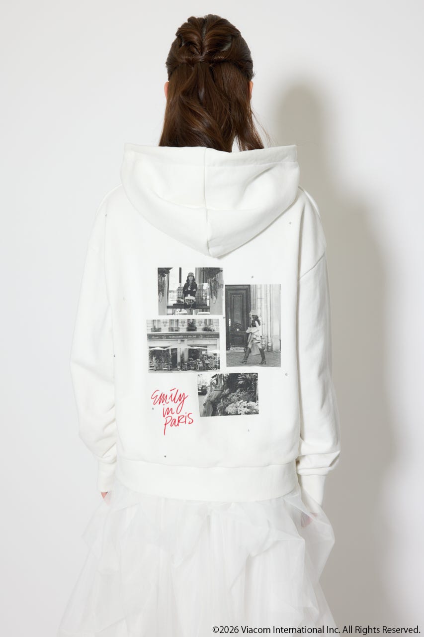【Emily Paris】パーカー WHT FREE