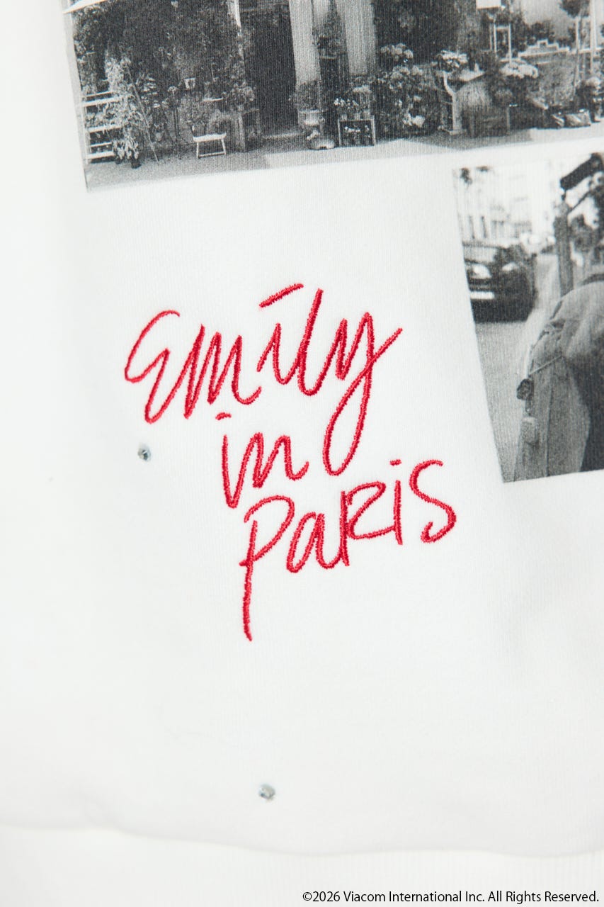 【Emily Paris】パーカー WHT FREE