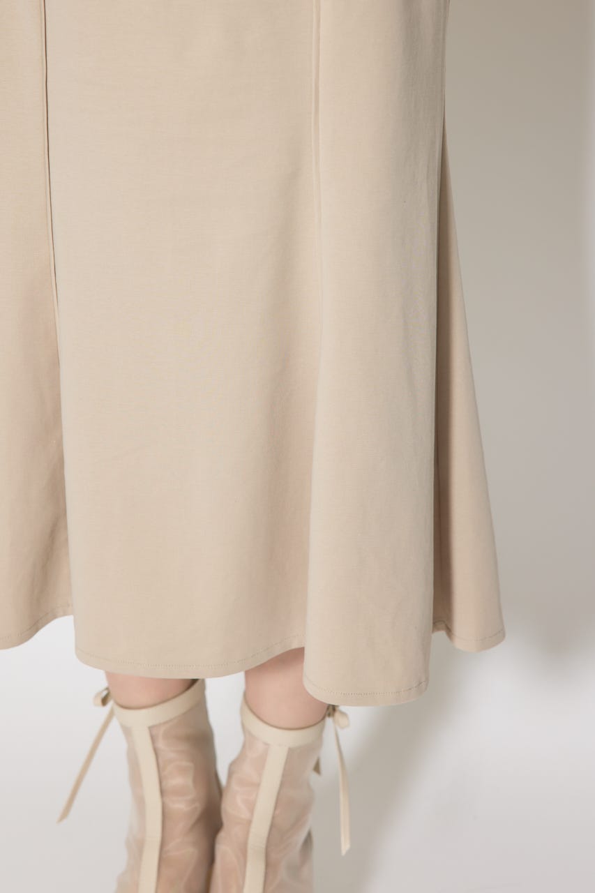 ショルダーリボンオフショルカットワンピース BEG S