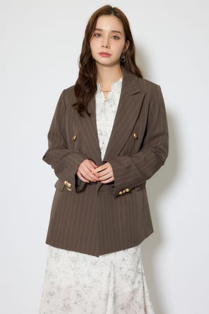 【1/25(日)23:59までSS先行予約会対象アイテム】ピークドラペルダブルテーラードジャケット