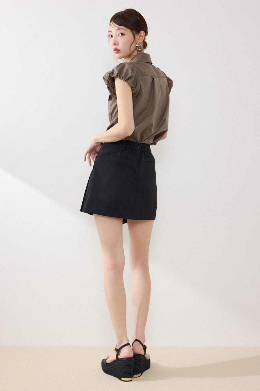 バルーンスリーブポケットブラウス KHA FREE