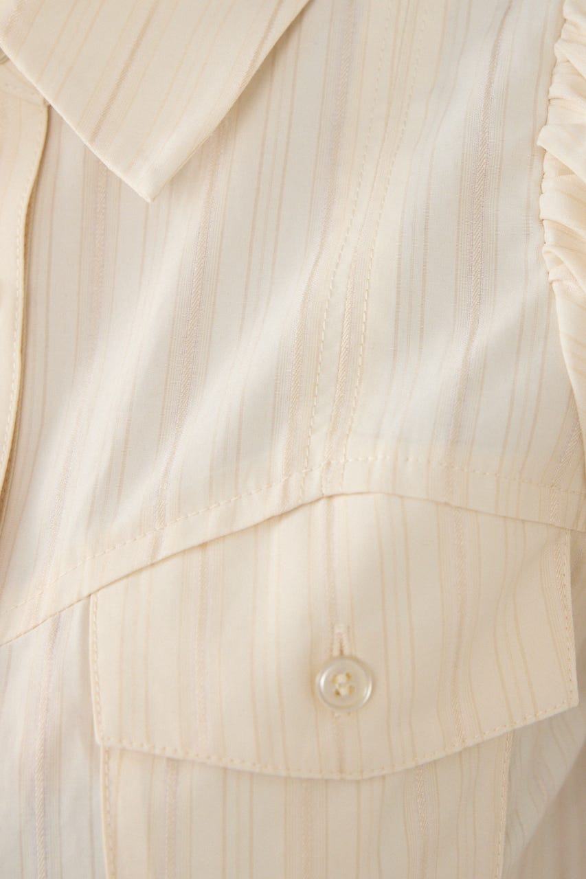 バルーンスリーブポケットブラウス YEL FREE