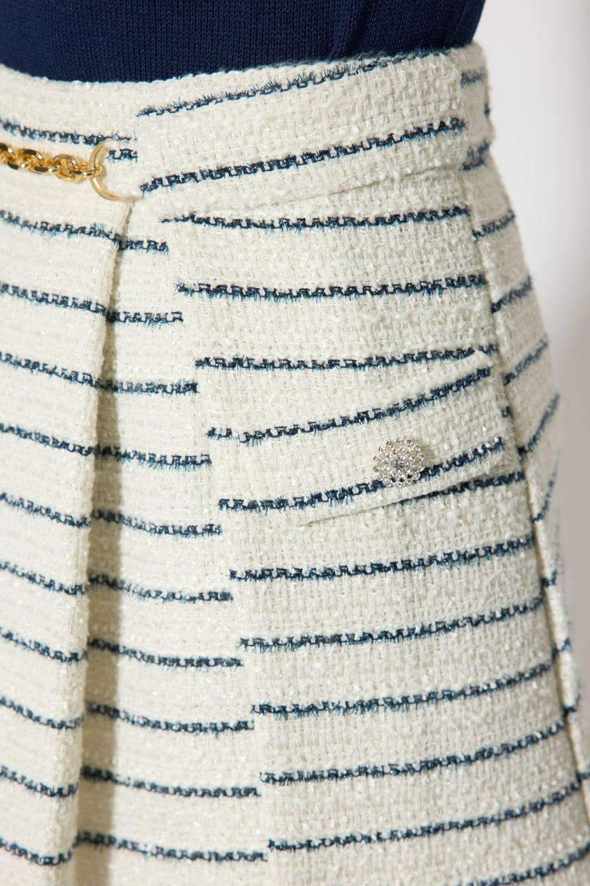 サイドラップツイードスコートショートパンツ Multi_1 XS