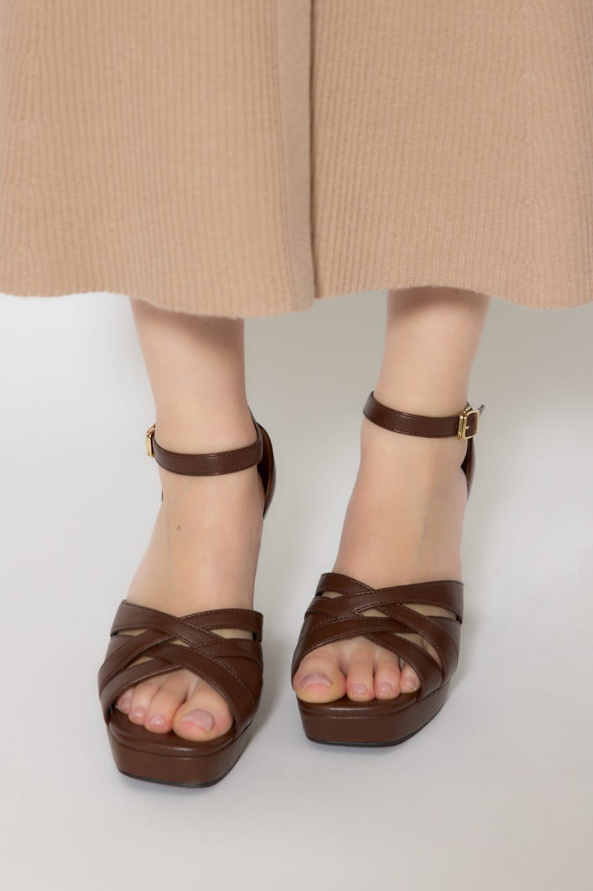 blendクロスサンダル BRN L