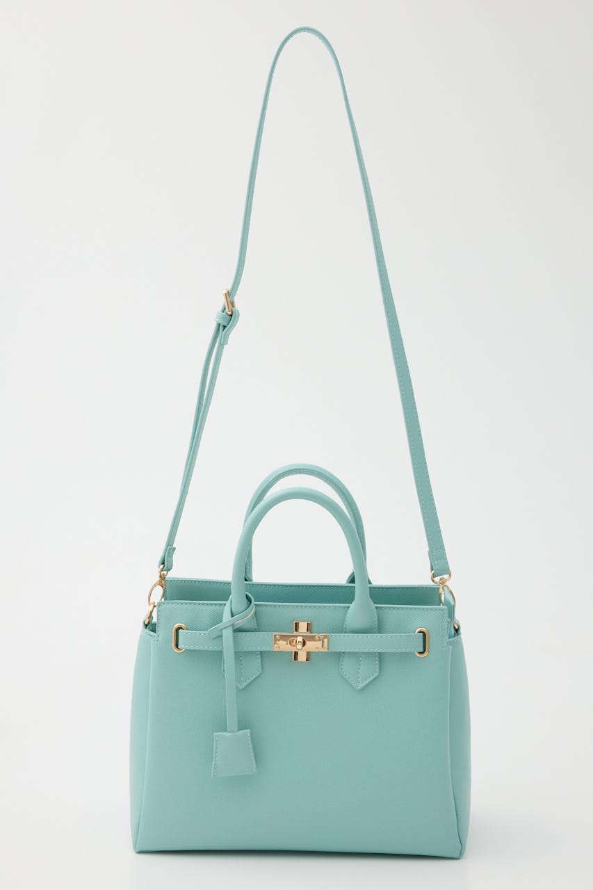 ベルトデザインカデナバッグ L/BLU FREE