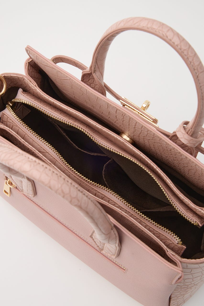 ベルトデザインカデナバッグ PNK FREE