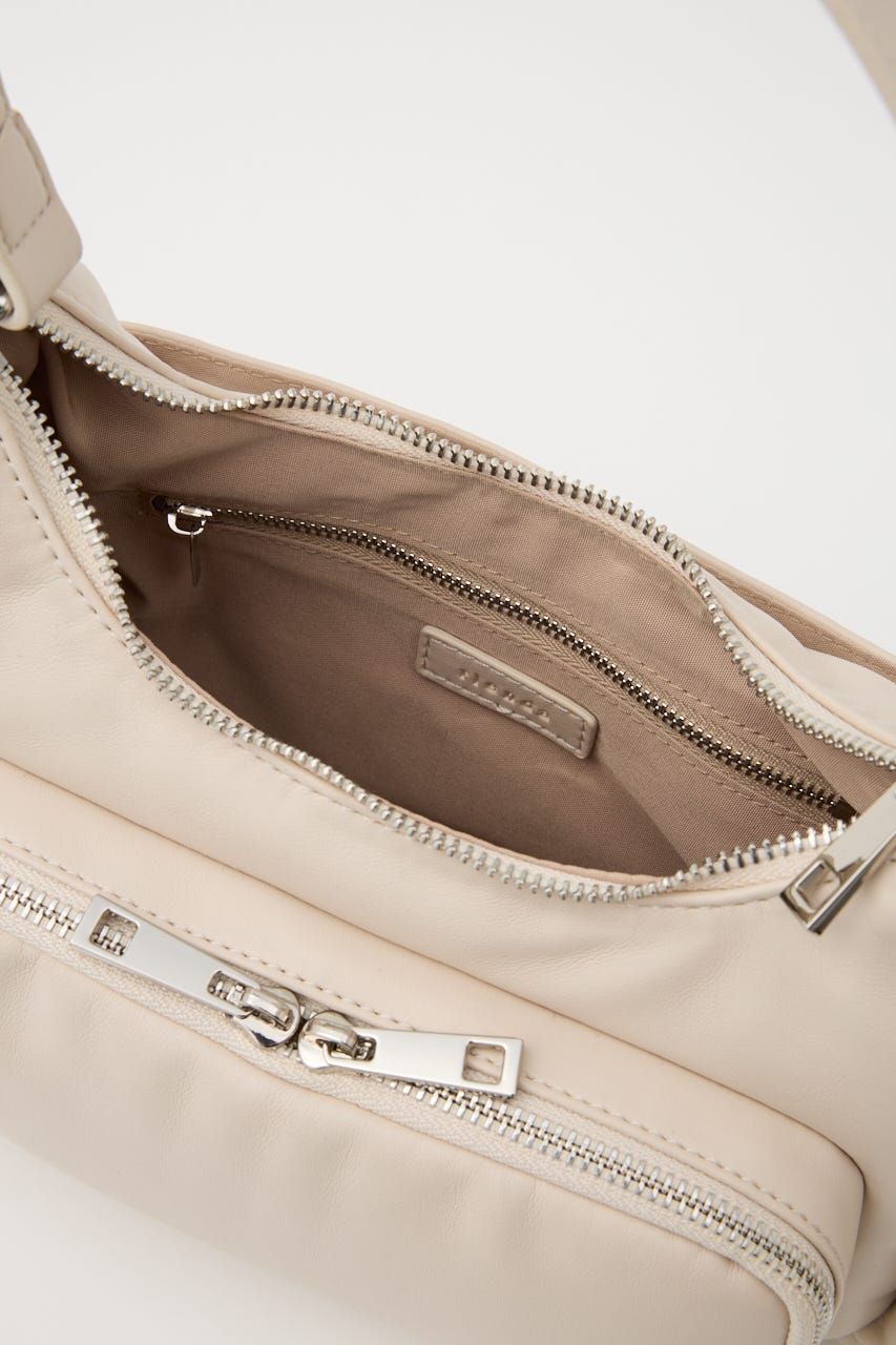 3ポケットミニリボンショルダーバッグ WHT FREE