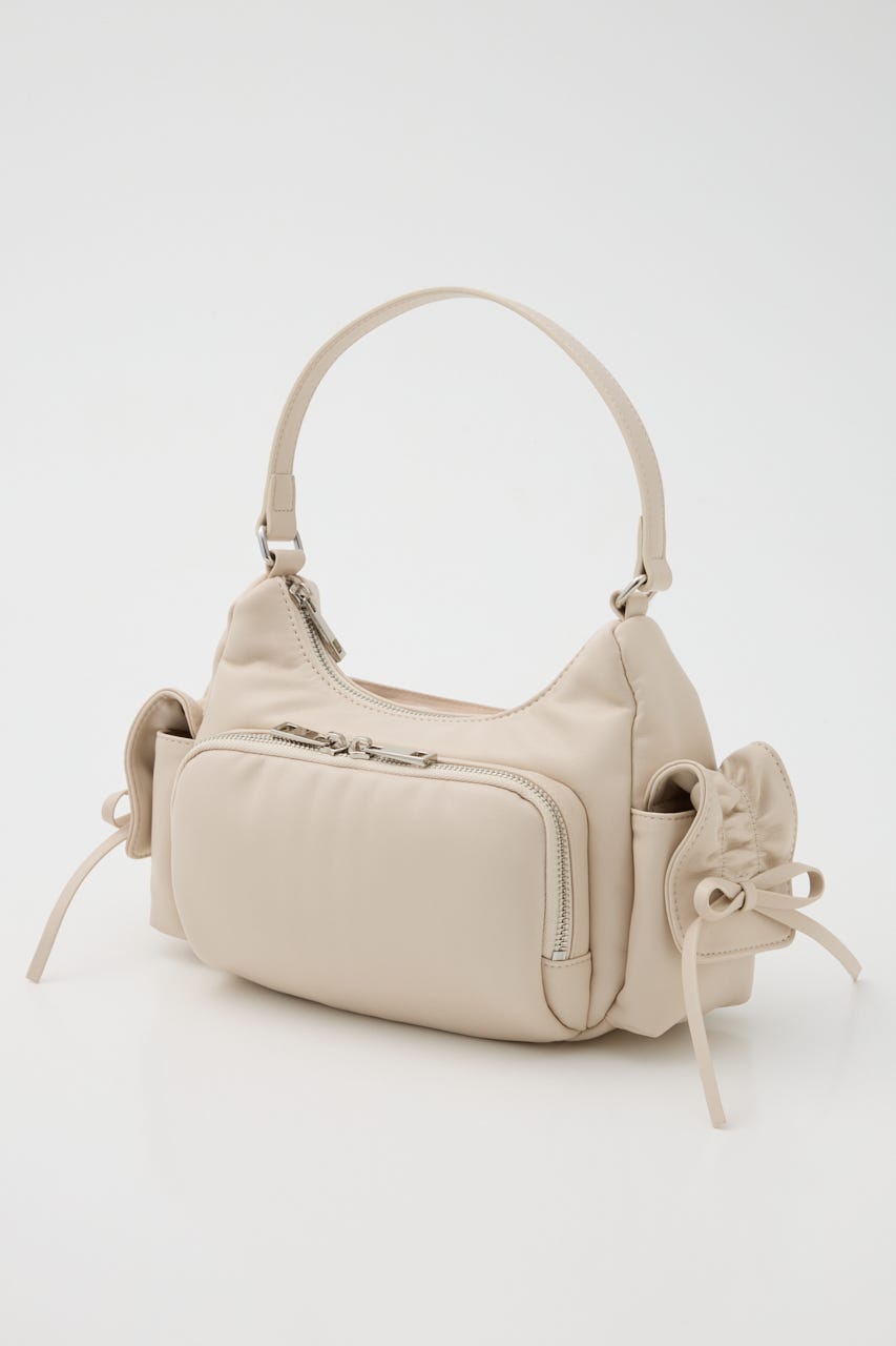 3ポケットミニリボンショルダーバッグ WHT FREE