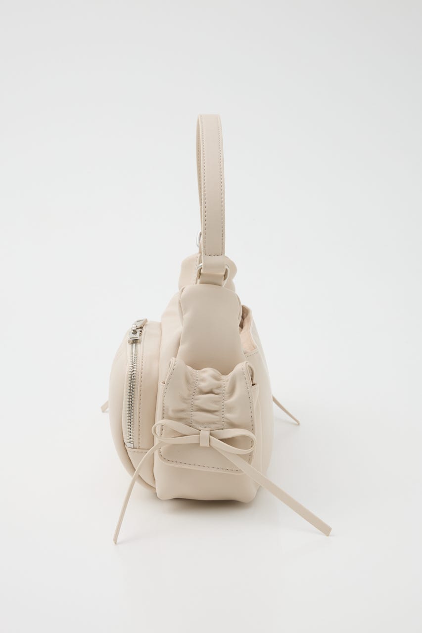 3ポケットミニリボンショルダーバッグ WHT FREE