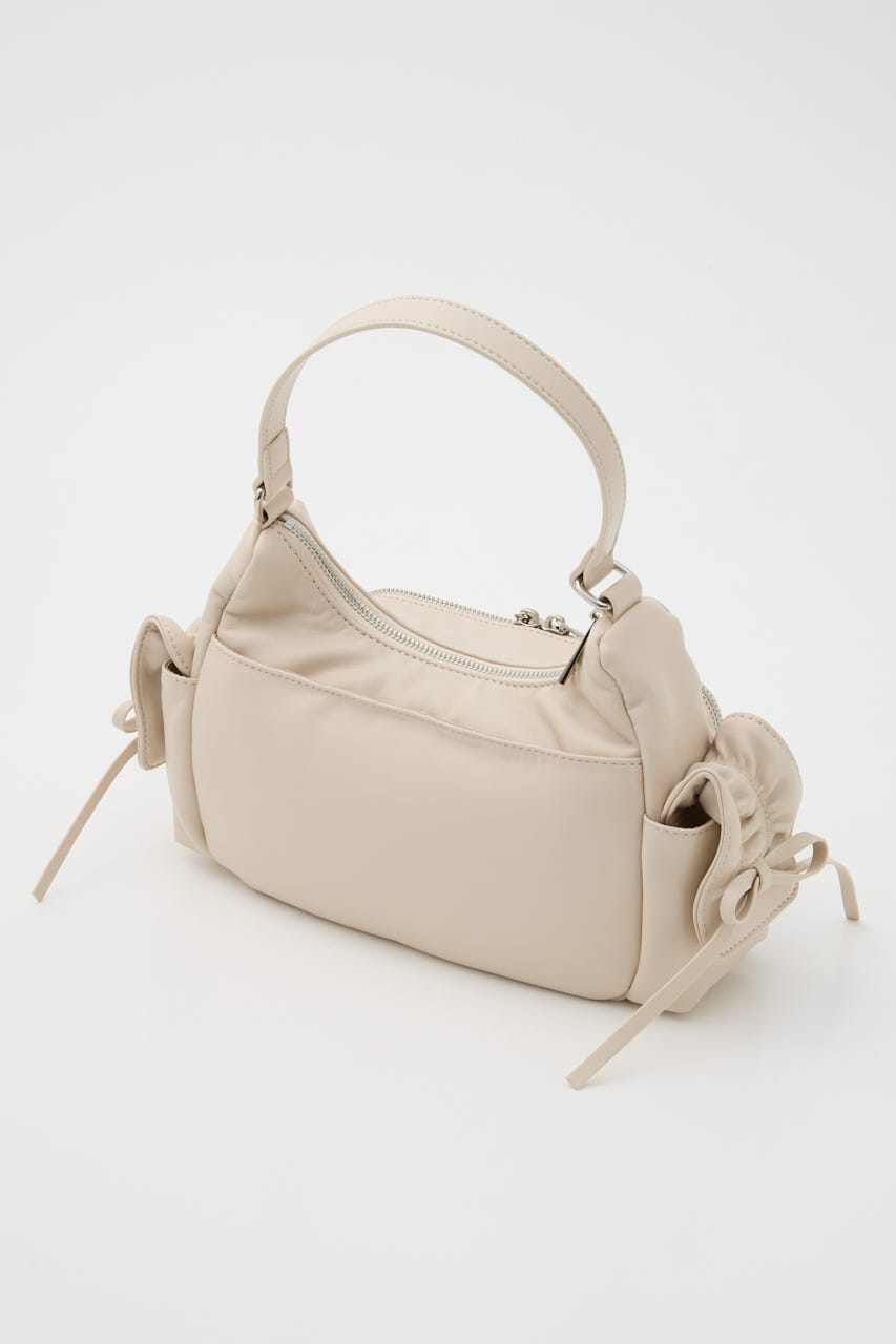 3ポケットミニリボンショルダーバッグ WHT FREE