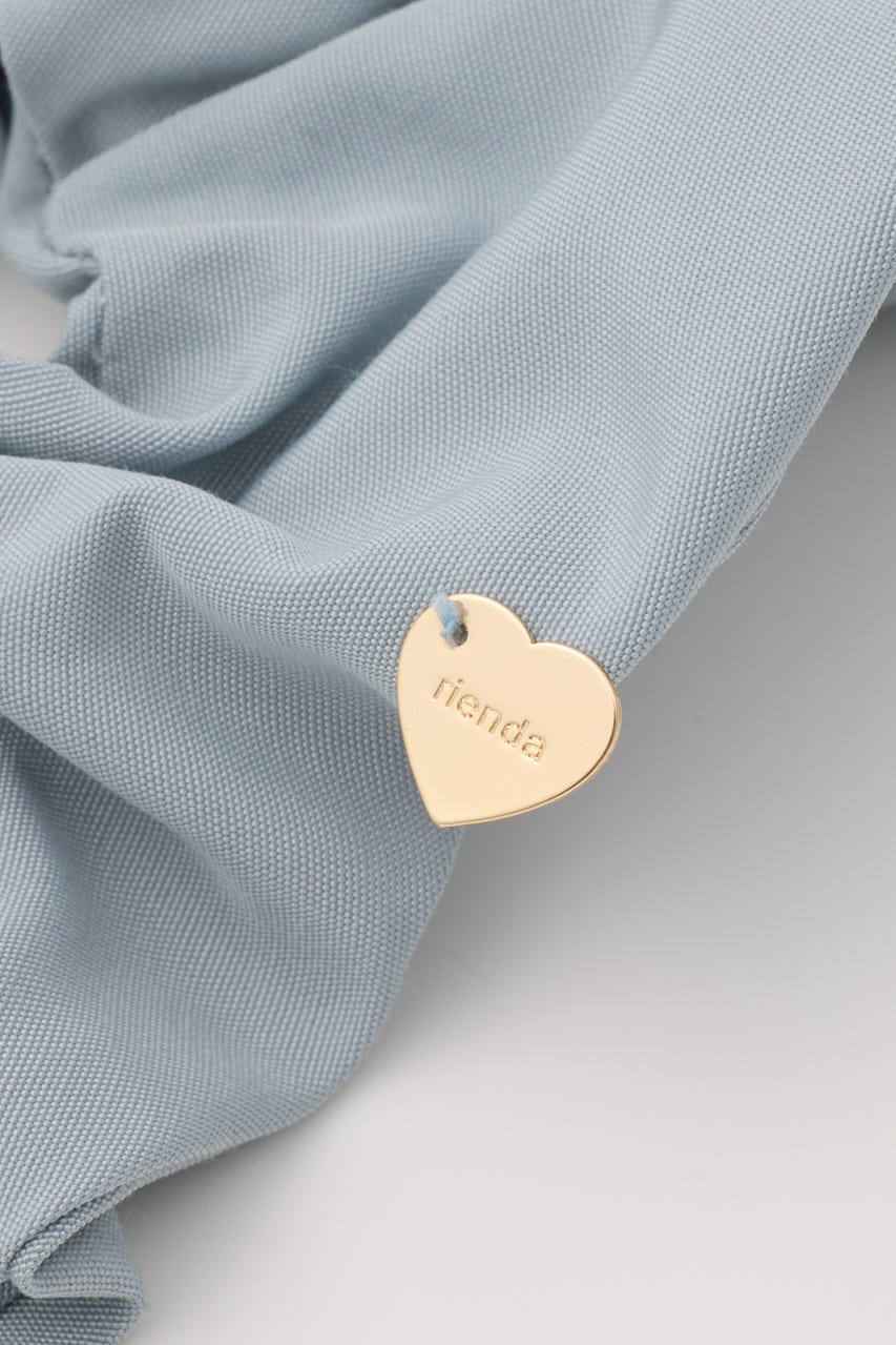 ハートモチーフシュシュ BLU FREE