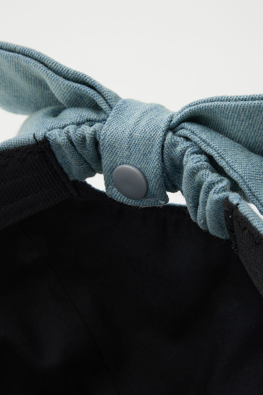 バックリボンRロゴキャップ BLU FREE