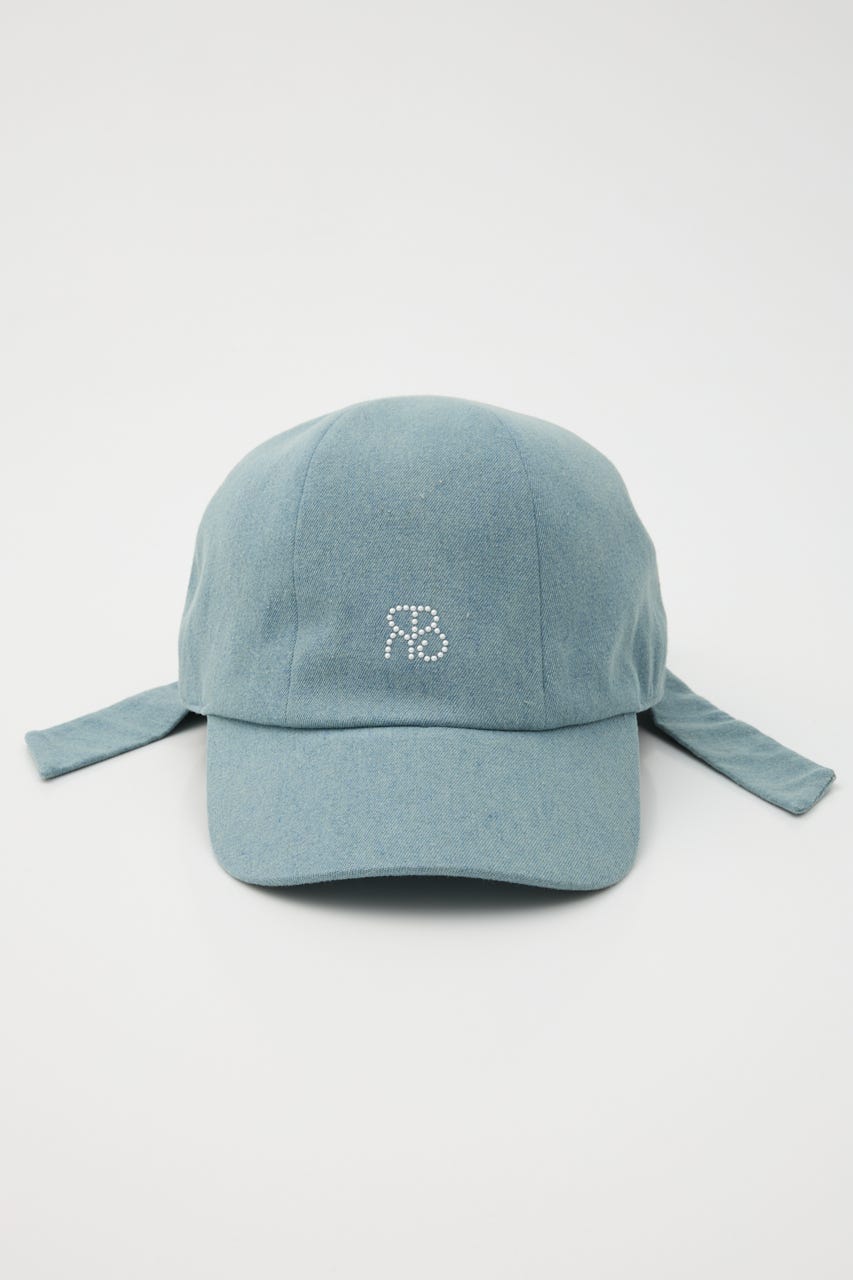 バックリボンRロゴキャップ BLU FREE