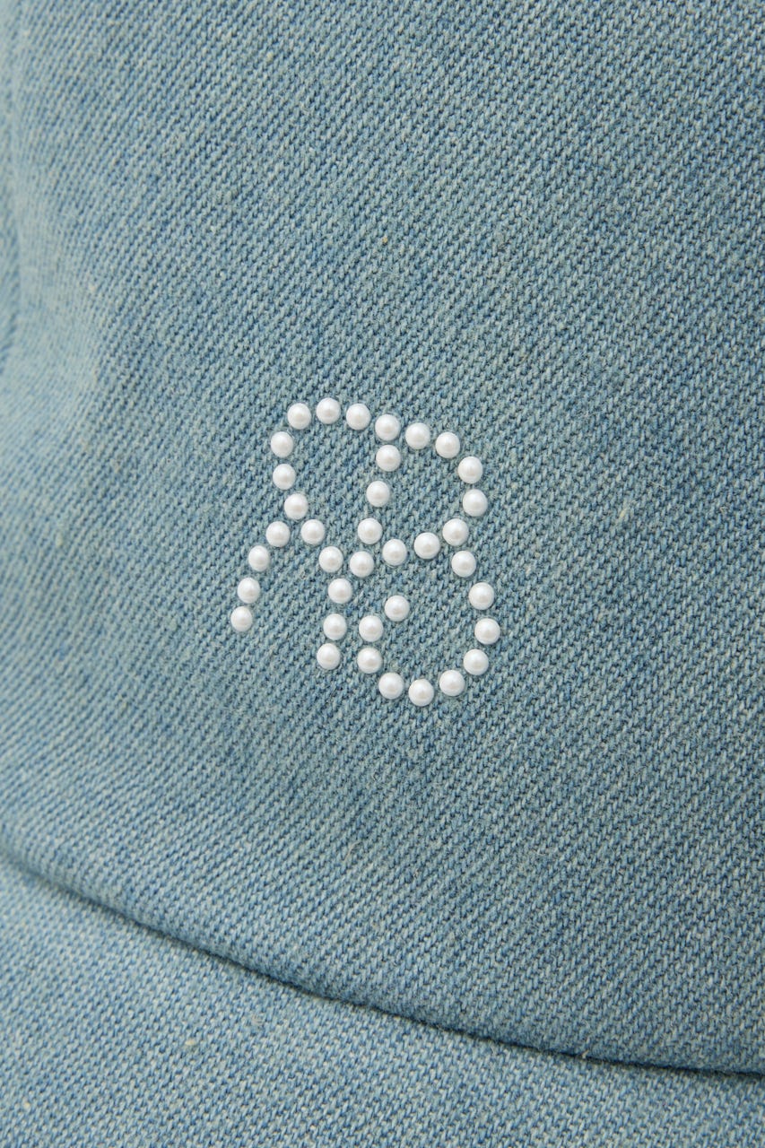 バックリボンRロゴキャップ BLU FREE