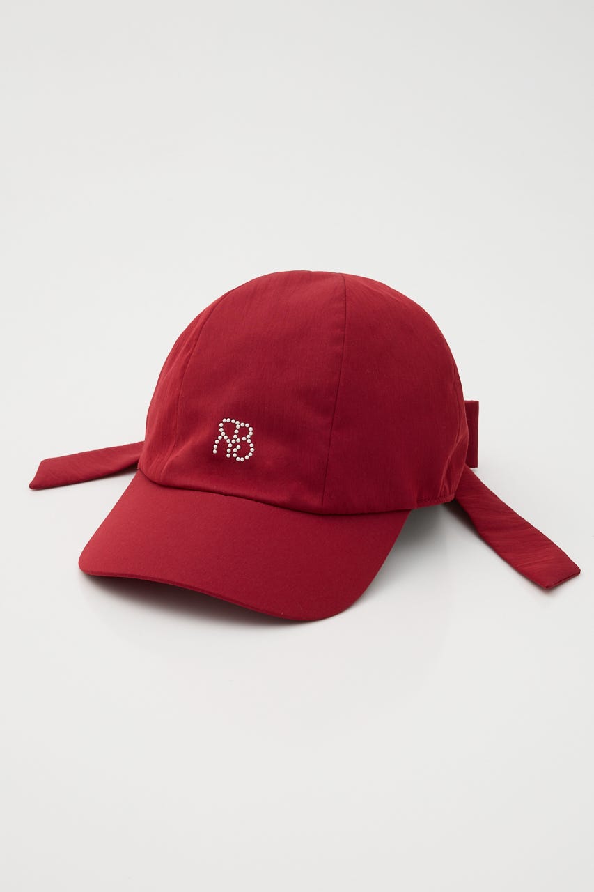 バックリボンRロゴキャップ RED FREE
