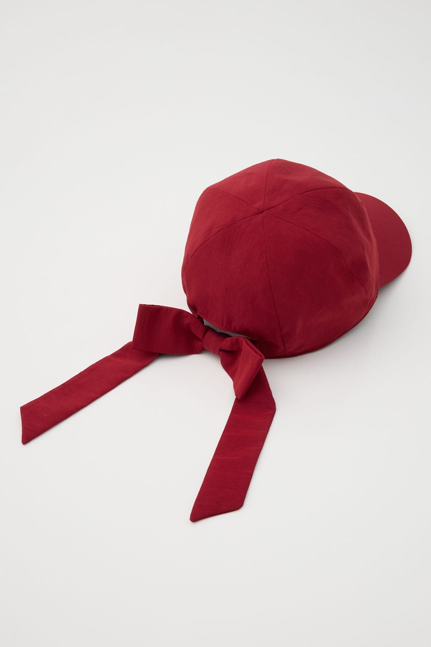 バックリボンRロゴキャップ RED FREE