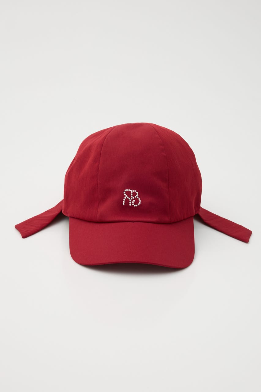 バックリボンRロゴキャップ RED FREE