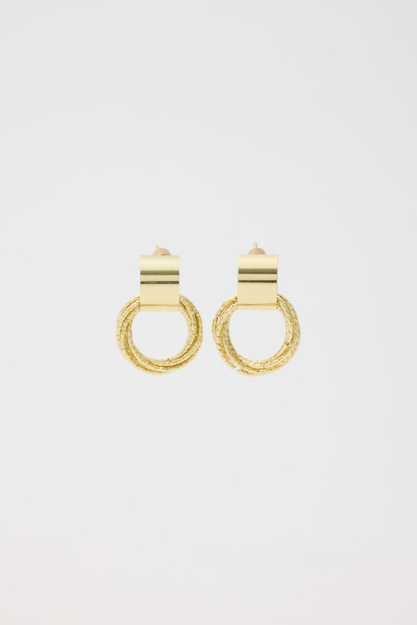ファインループサークルピアス GLD FREE