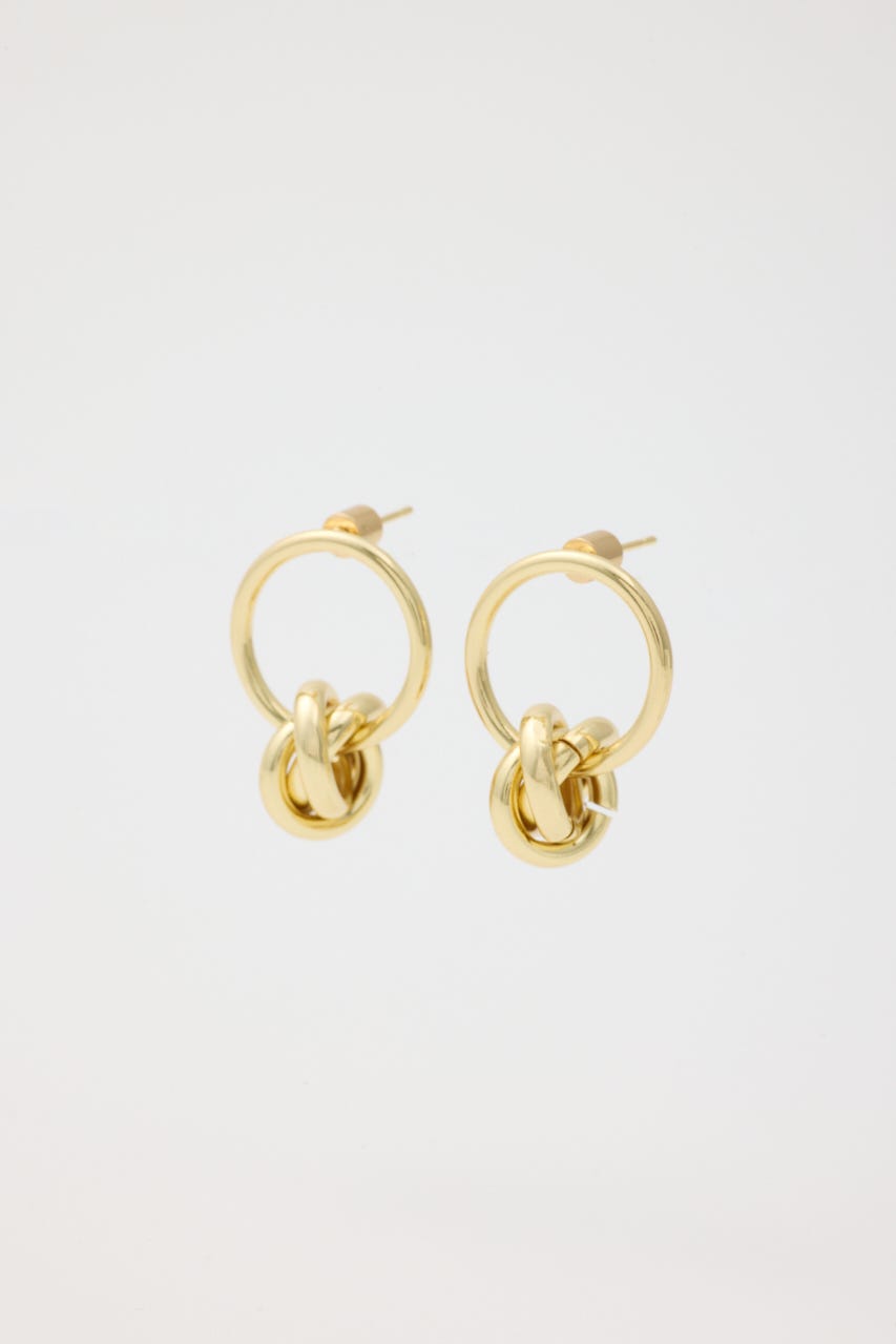 メタルループピアス GLD FREE