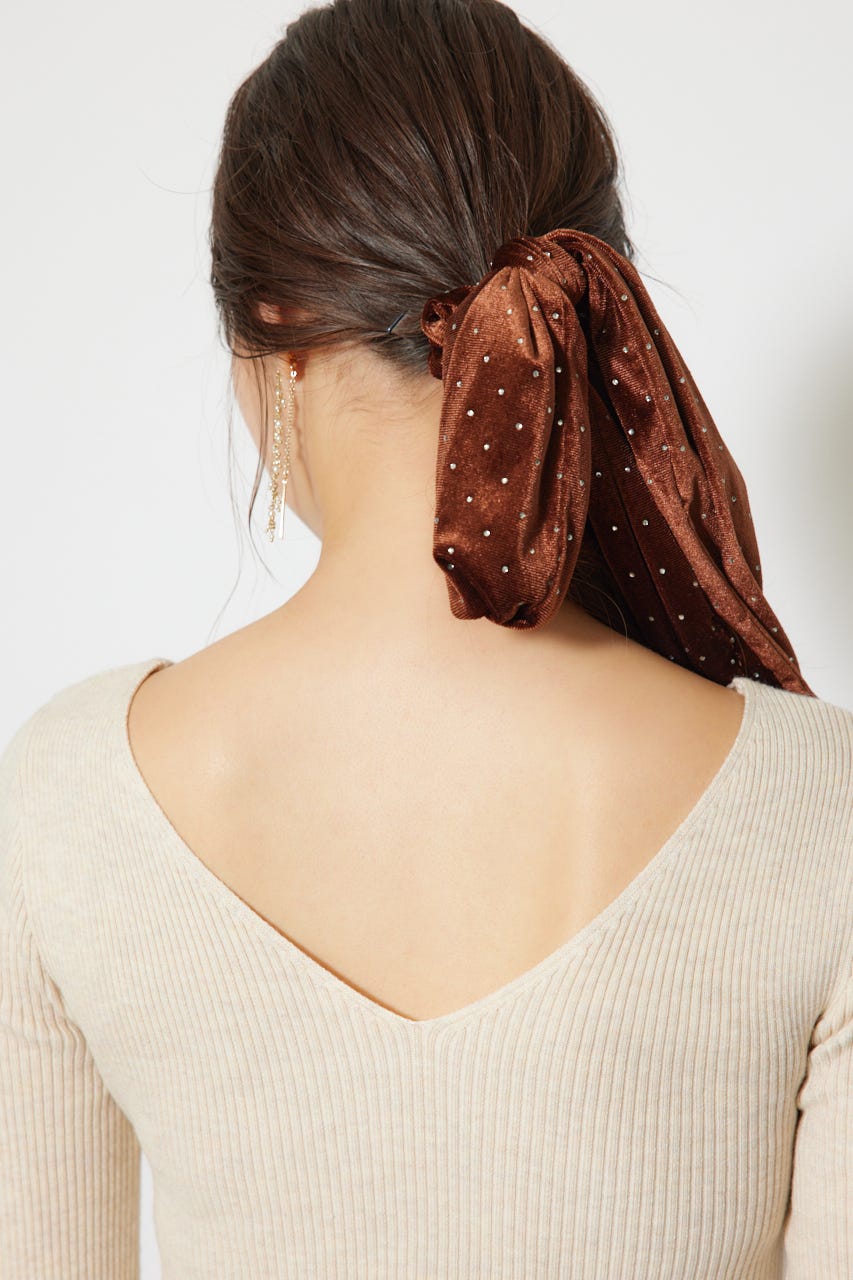 カシュクールウォッシャブルニットワンピース IVOY FREE