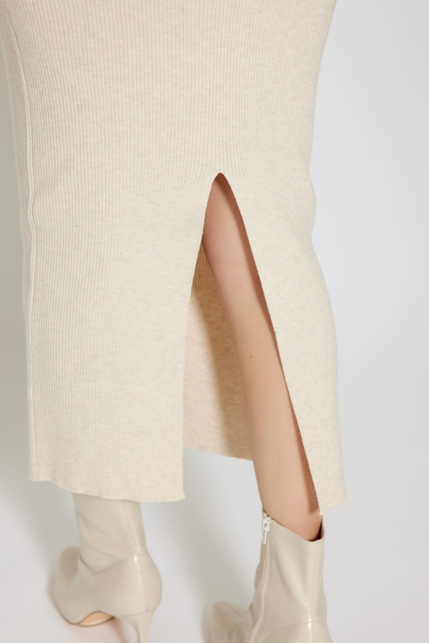 カシュクールウォッシャブルニットワンピース IVOY FREE