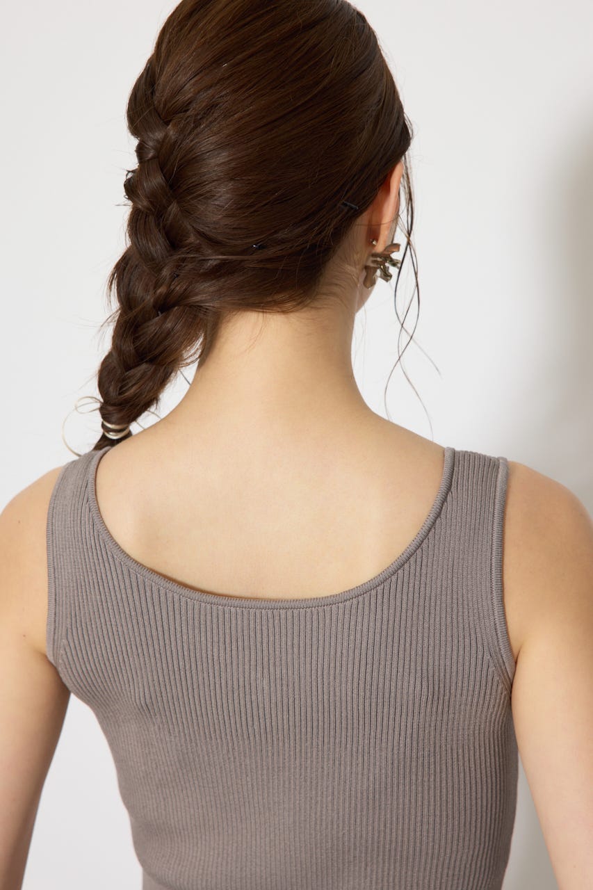 シフォンカーデセットタイトニットワンピース GRY FREE