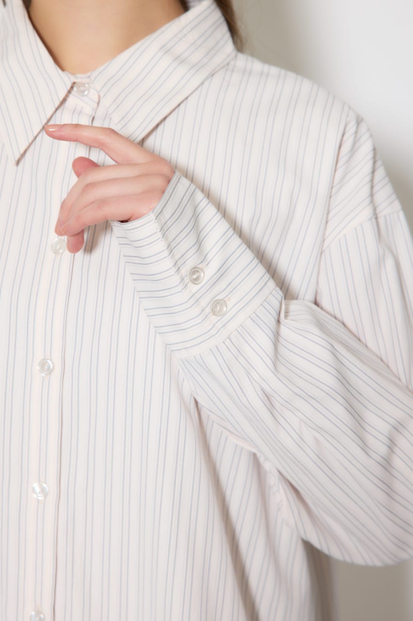 バルーンシャツセットスウェットワンピース M/GRY FREE