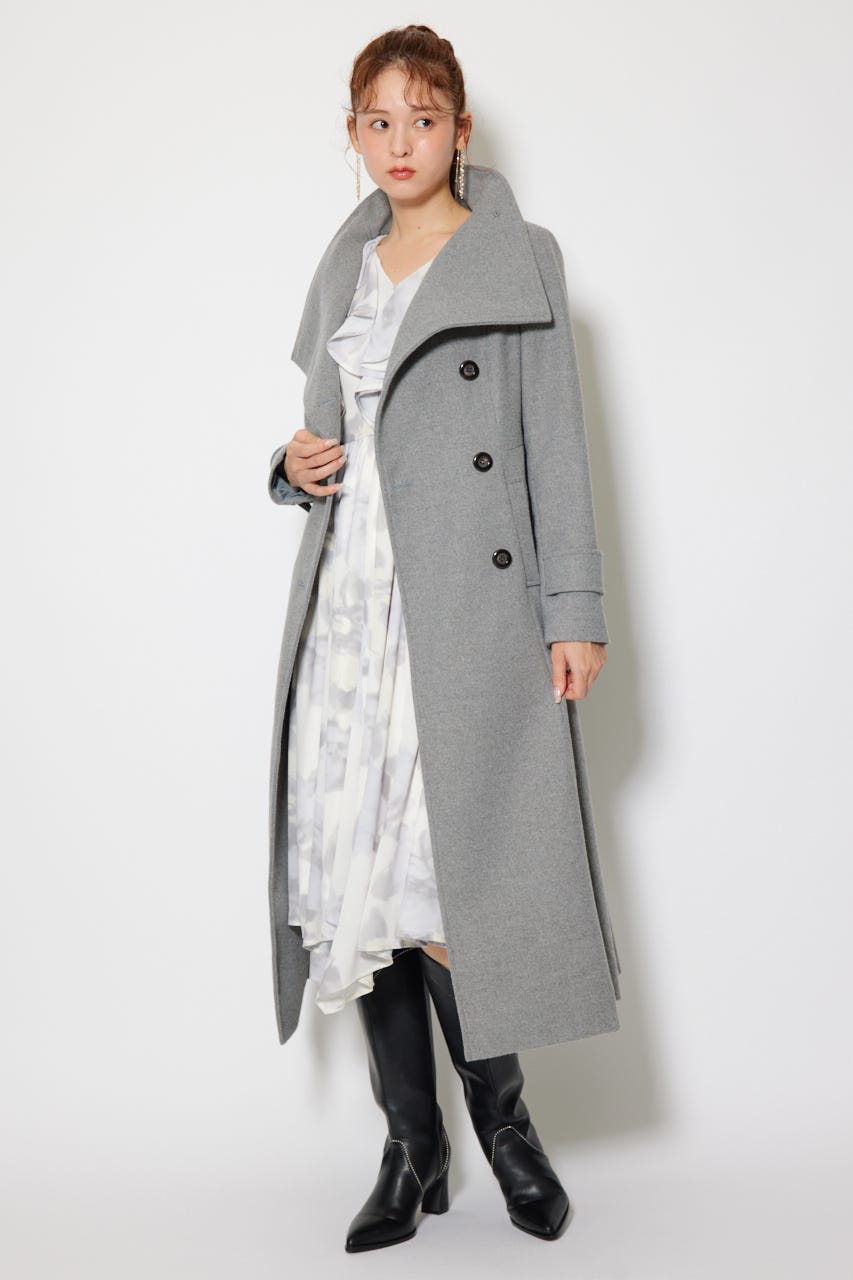 リエンダ（rienda）/25オーバーネックシンデレララインコート rienda | 25オーバーネックシンデレララインコート (コート ) |SHEL