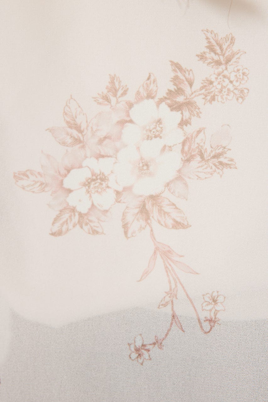 フリルカラートップス 柄PNK FREE