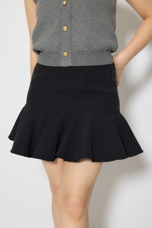 サーキュラーフレアジャストウエストスカート