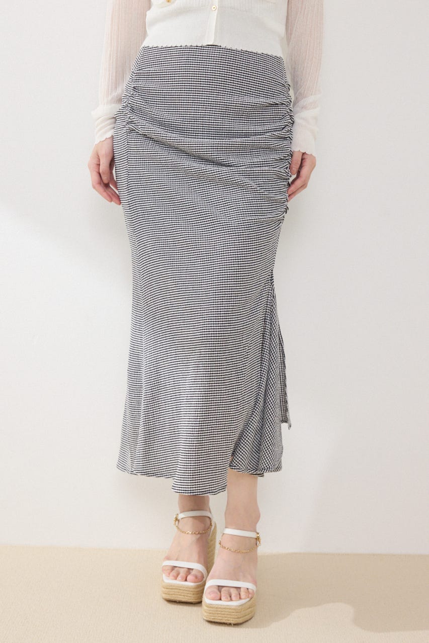 ギャザーマーメイドジャストウエストスカート Multi_1 S