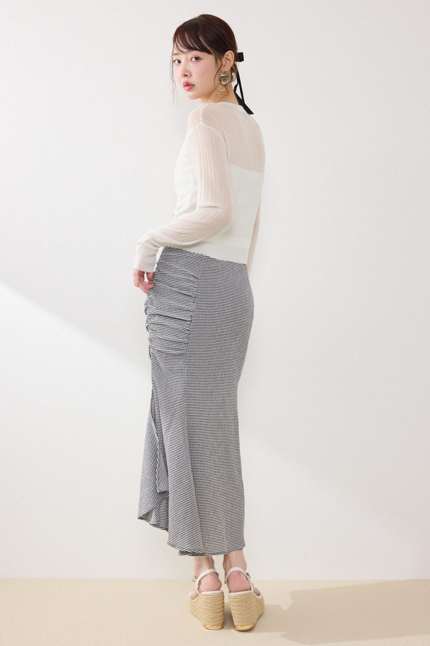 ギャザーマーメイドジャストウエストスカート Multi_1 S