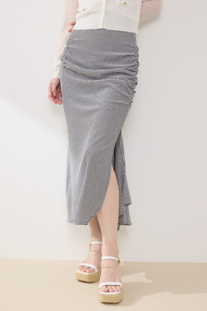 ギャザーマーメイドジャストウエストスカート Multi_1 S