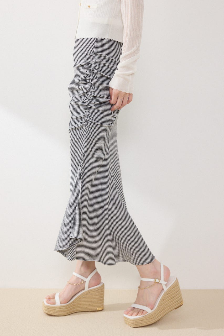 ギャザーマーメイドジャストウエストスカート Multi_1 S