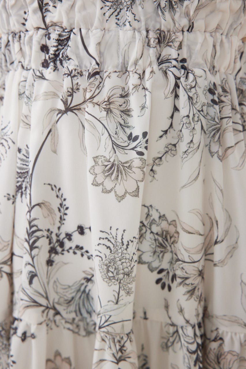 【女神ワンピース】ホルターネックギャザーミニフレアワンピース Multi_1 S