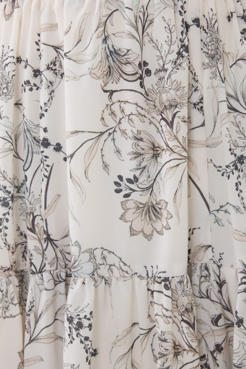 【女神ワンピース】ホルターネックギャザーフレアワンピース Multi_1 M