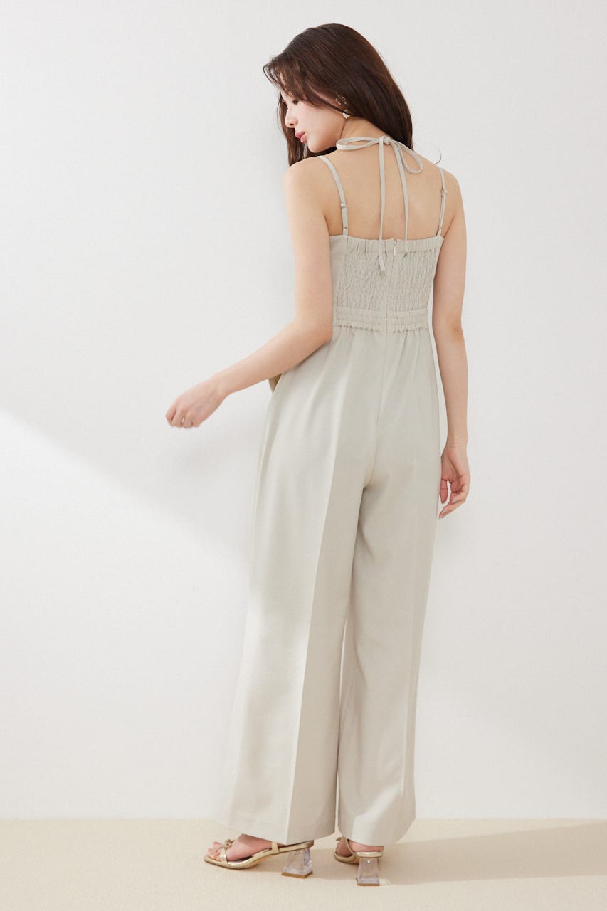 ウエストオープンキャミロンパース BEG M