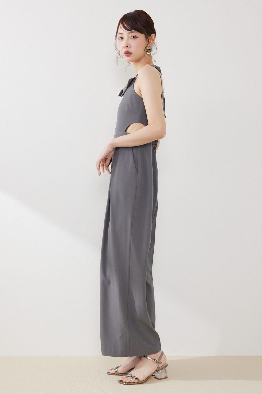 ウエストオープンキャミロンパース GRY M
