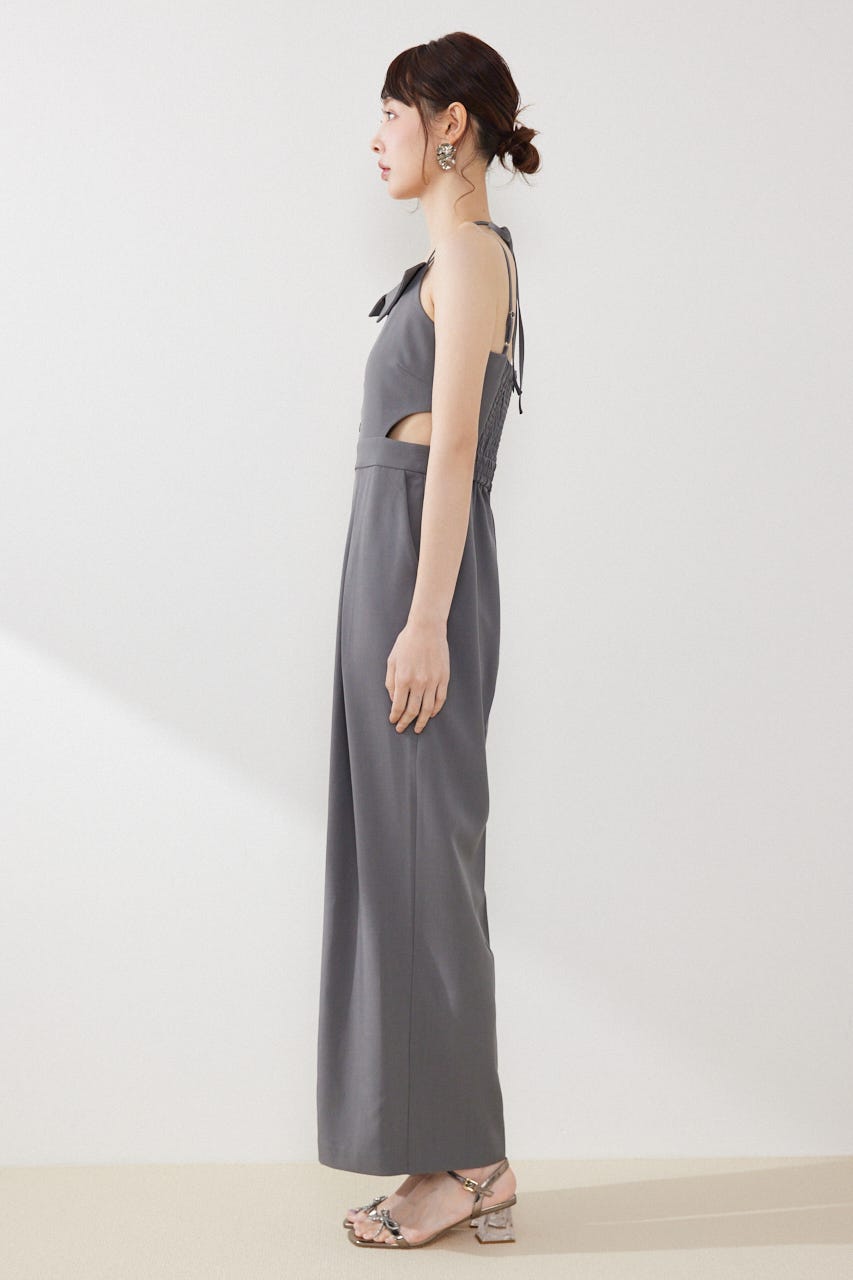 ウエストオープンキャミロンパース GRY M